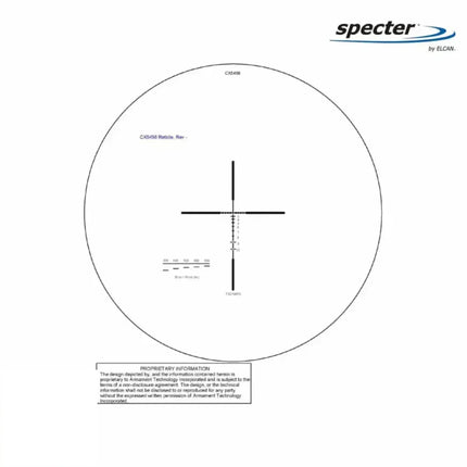 ELCAN SpecterDR 1.5x/6x Rifle Scope 7.62 BDC w/Flip Covers, ARD & A.R.M.S. Levers FDE - DFOV6-T265-C20 LPVO Rifle Scope ELCAN SpecterDR 