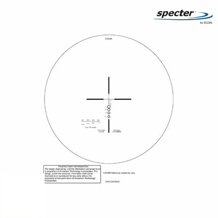 ELCAN SpecterDR 1x/4x Rifle Scope 5.56 BDC w/Flip Covers, ARD & A.R.M.S. Levers Black - DFOV4-B146-C10 LPVO Rifle Scope ELCAN SpecterDR 