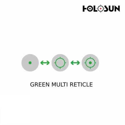 Holosun AEMS Reflex Green Dot Sight with Multi Reticle Red Dot Sight Holosun Technologies 