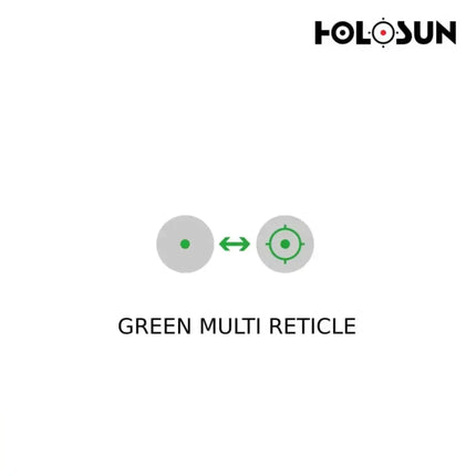 Holosun ELITE HE515C-M-GR MicroDot Green Dot Sight Multi Reticle Green Dot Sight Holosun Technologies 