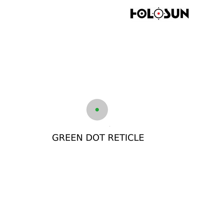 Holosun HE403C-GR Green Dot Sight 2 MOA Dot Reticle Solar Green Dot Sight Holosun Technologies 