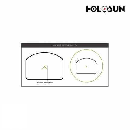 Holosun HE507C-GR-X2-ACSS Green Dot Sight ACSS Vulcan Reticle Green Dot Sight Holosun Technologies 