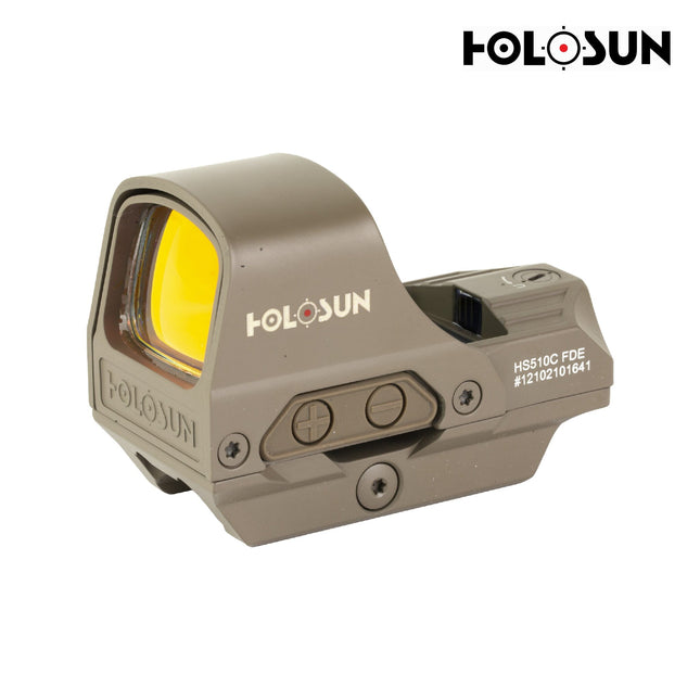 Holosun HS510C-FDE Elite Reflex Red Dot Sight Multi Reticle FDE Red Dot Sight Holosun 