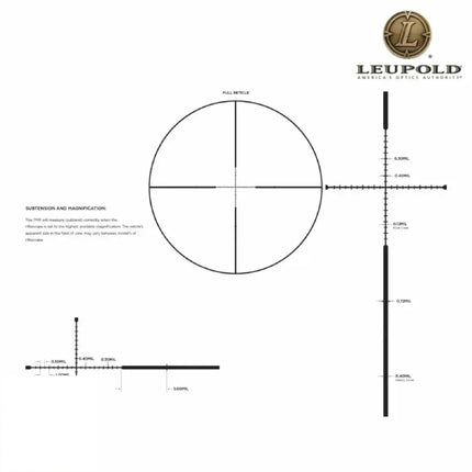 Leupold Mark 3HD 4-12x40 P5 Rifle Scope TMR Reticle 180669 Rifle Scope Leupold 