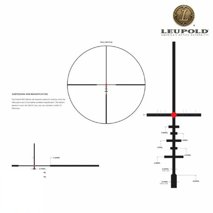 Leupold MARK 4HD 1-4.5x24 Rifle Scope SFP Illum. FireDot BDC Reticle 183315 LPVO Rifle Scope Leupold 