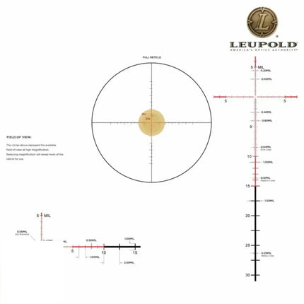 Leupold MARK 4HD 4.5-18x52 Rifle Scope M5C3 Side Focus FFP Illum. PR1-Mil Reticle 183624 Rifle Scope Leupold 