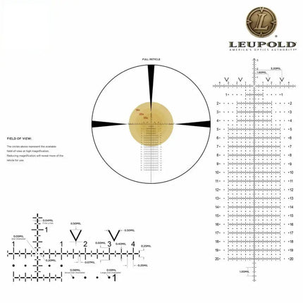 Leupold Mark 5HD 3.6-18x44 Rifle Scope M5C3 FFP CCH Reticle - 173297 Rifle Scope Leupold 