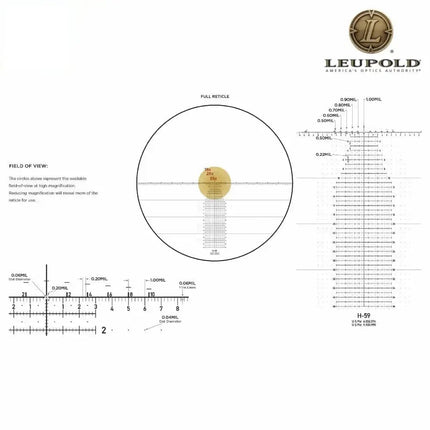 Leupold Mark 5HD 3.6-18x44 Rifle Scope M5C3 FFP H59 Reticle - 173298 Rifle Scope Leupold 