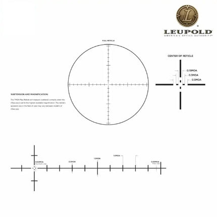 Leupold Mark 5HD 7-35x56 Rifle Scope M1C3 FFP TMOA PLUS Reticle - 174549 Rifle Scope Leupold 