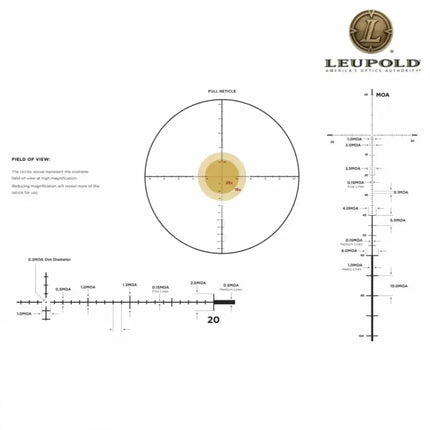 Leupold Mark 5HD M1C3 3.6-18x44 FFP Rifle Scope PR1-MOA Reticle 176445 Rifle Scope Leupold 