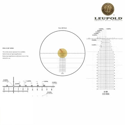 Leupold Mark 5HD M5C3 5-25x56 FFP Rifle Scope H59 Reticle - 171774 Rifle Scope Leupold 