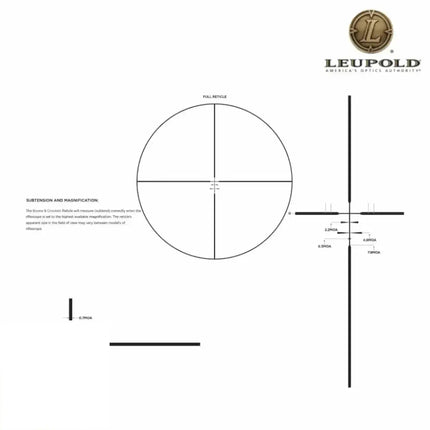 Leupold VX-3HD 4.5-14x40 CDS-ZL Rifle Scope Wind Plex Reticle 180620 Rifle Scope Leupold 