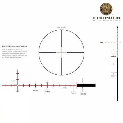 Leupold VX-6HD 3-18x44 CDS-ZL2 Rifle Scope Illum. TMOA Reticle 171568 Rifle Scope Leupold 