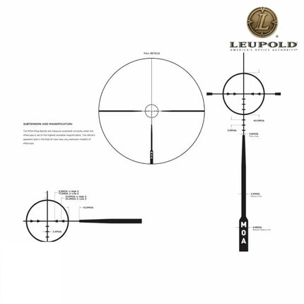 Leupold VX-Freedom 1.5-4x20 Rifle Scope MOA-Ring Reticle 180590 LPVO Rifle Scope Leupold 