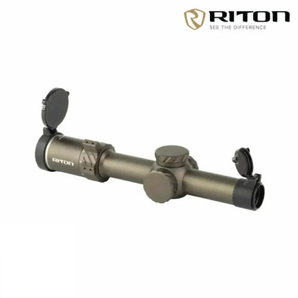 Riton Optics 3 Tactix 1-8x24 Rifle Scope Illum. OT Reticle FDE - 3T18ASIFDE23 LPVO Rifle Scope Riton Optics 