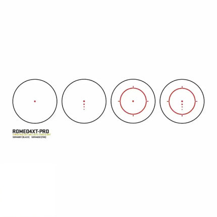 SIG Sauer ROMEO4XT-PRO Red Dot Sight 2 MOA Ballistic Circle Dot Reticle FDE Red Dot Sight SIG Sauer 