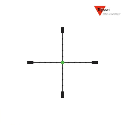 Trijicon AccuPoint 1-6x24 Rifle Scope MIL-Dot Crosshair w/ Green Dot Reticle - TR25-C-200095 LPVO Rifle Scope Trijicon 