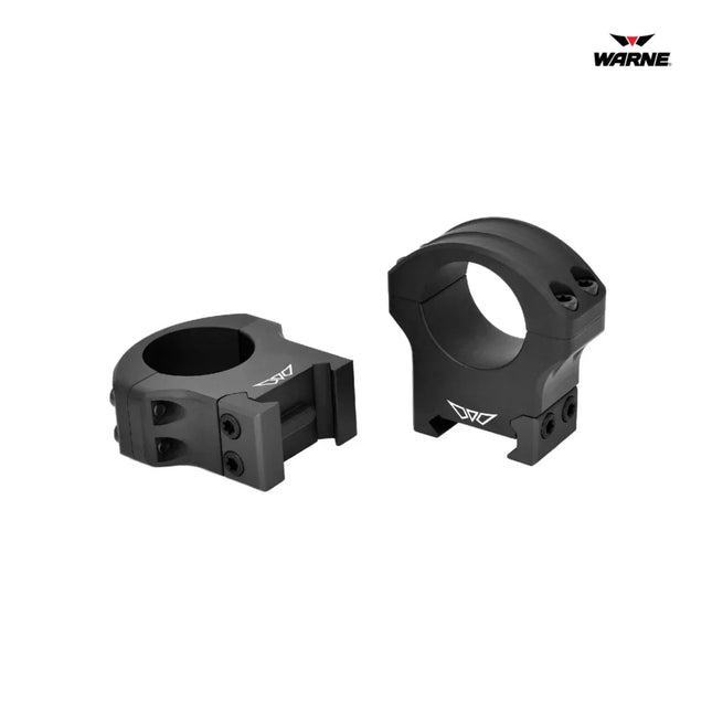 Warne HyperLite Rings 1 Inch High - 8502M Rifle Scope Rings Warne 