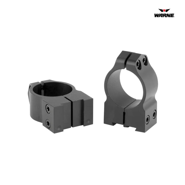 Warne PA Fixed Ring Set Fits Tikka 1 Inch Medium - 1TM Rifle Scope Rings Warne 